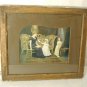 Antique Victorian Hand Colored Photograph Mother & Daughters Chicago 1901
