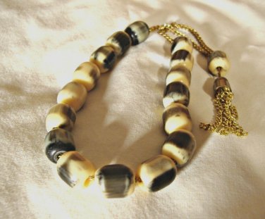 Faux Horn Worry Prayer Beads Thermoset Plastic Resin Lot of 17