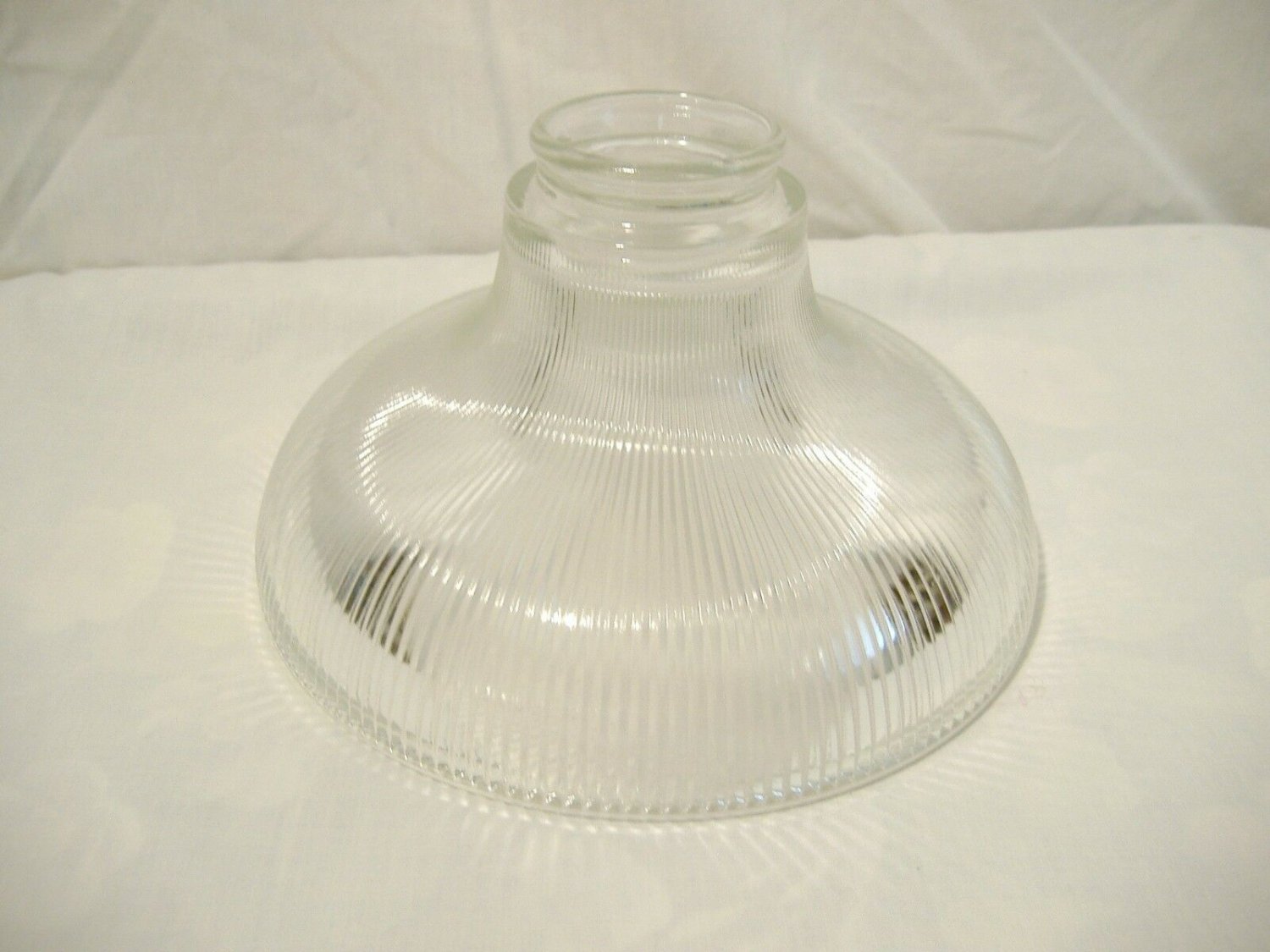 Vintage Industrial Glass Lamp Shade 1986 Lancaster Wall Mount