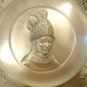 WMF Zinn Miniature Pewter Plate Rembrandt The Man with the Golden Helmet