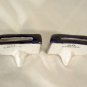 Mexican Pottery Picture Photo Frames Pair Vintage Miniature Del Carmen Talavera