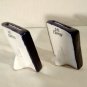 Mexican Pottery Picture Photo Frames Pair Vintage Miniature Del Carmen Talavera