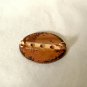 Vintage Enamel Copper Metal Pin Pendant Earrings Abstract Modern 4 pc Lot