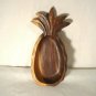 Vintage Carved Wood Pineapple Bowl Monkey Pod 9"