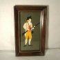 Minute Man Felt Fabric Picture Folk Art Textile Colonial American Revolution