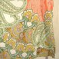 Tommy Hilfiger Women's Camisole Top Cotton Paisley Print Sleeveless with Ruffle Sz M