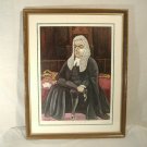 Ralph Sallon Caricature Drawing Print Viscount Kilmuir Lord High Chancellor