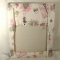 Paris Scenes Stretched Screen Print Textile Waverly "Tres Chic"  Fabric Art