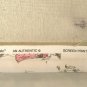 Paris Scenes Stretched Screen Print Textile Waverly "Tres Chic"  Fabric Art