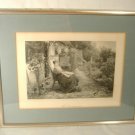Myles Birket Foster Antique Print The Convalescent Charles Cousen Engraving