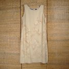 Liz Claiborne Sleeveless Tropical Dress Sz 12 Linen Rayon Blend