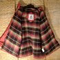 Misty Harbor Rain Jacket Burgundy Red Sz M Plaid Lining