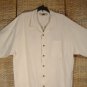 Tommy Bahama Mens Camp Shirt Silk Sz XL Embroidered Trustafarian University PHD