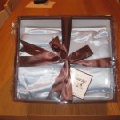 100% Organic Chartmuse Silk Baby Blanket Blue (Silk fill)
