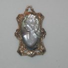 Small Mother of Pearl Cameo Pendant