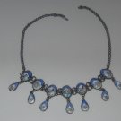 Vintage Hand Painted and Enamel Pendant Necklace