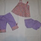 3 piece capri set