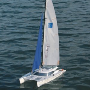 rc sailing catamaran