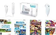 Nintendo Wii Gamers Resort Bundle - With 56 Great Games and 4 Controllers