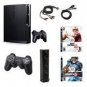 Sony Playstation 3 120GB Slim "Gamers Bundle" w/ 2 Games, Controller, Cables, and Cooling Fan