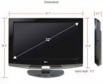 Lg 32LB9D 32" LCD TV