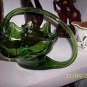 Green Glass Swan