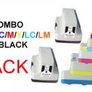7PK COLOR SET INK FOR HP 02 C8771WN C5180 C6250 C7250 C8180