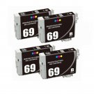 4 Pack For Epson 69 / 691 / T0691 Black Ink Cartridges 4 Pack For Epson 69 / 691 / T0691 Black Ink Cartridges