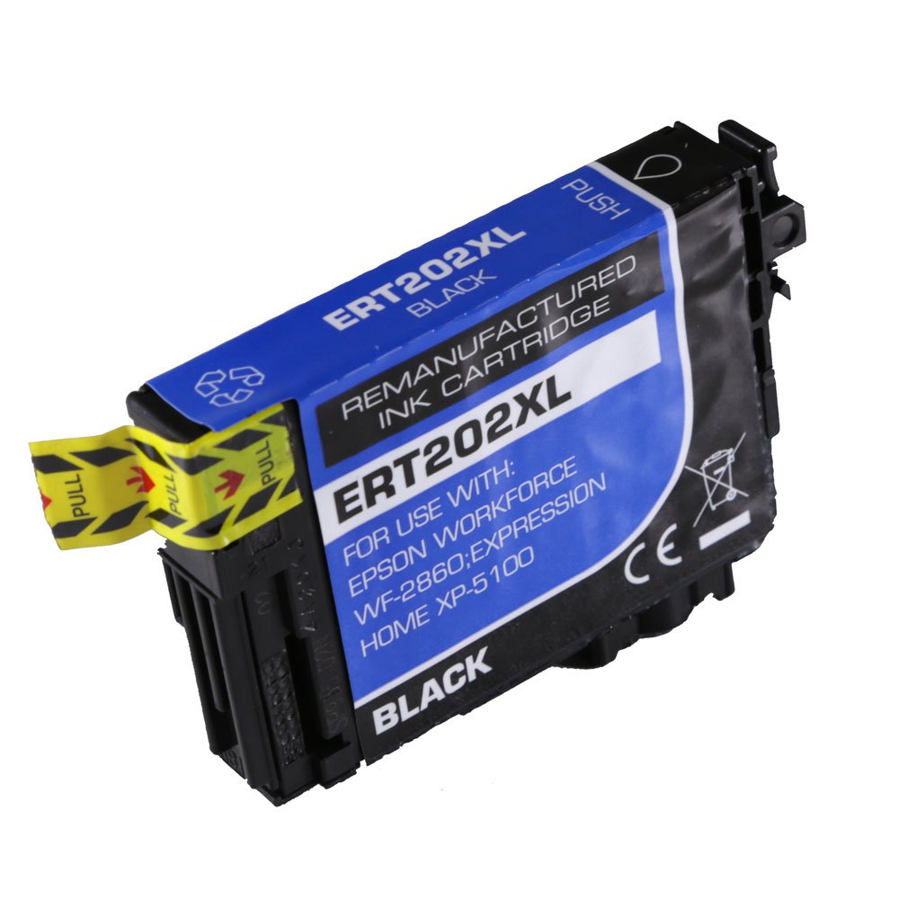 High-Yield Black Ink Cartridge For Epson 202XL T202XL120 / Expression XP-5100, WorkForce WF-2860