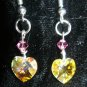 Crystal Heart Earings