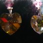 Crystal Heart Earings