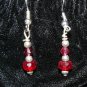 Red Dangling Earrings