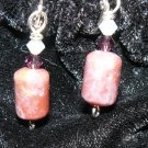 Pink Stone Earrings