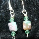 Green Dangling Earrings