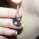 Gray jewel earrings