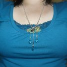 Blue dangling Necklace