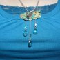 Blue dangling Necklace