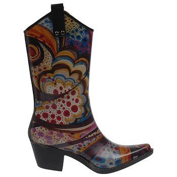 Turquoise / Monet Cowboy Snow/ Rain Boots