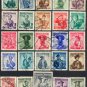 Austria #521...556 (25 stamps), used