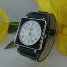 new watch diesel  green leather watch