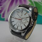 new watch diesel  black leather watch
