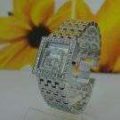 new watch guess crystal silver bracelet watch
