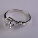 Sterling Silver Ring with Cubic Zerconia