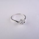 Sterling Silver Ring with Cubic Zerconia