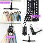 CLOSET SAVER MULTIPLE TIE RACK~Amazing Clothes Rack Hanger Closet Storage Organizer