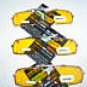1- NIGHT VISION DRIVING GLASSES GUN METAL *DRIVE SAFEY AT NIGHT*