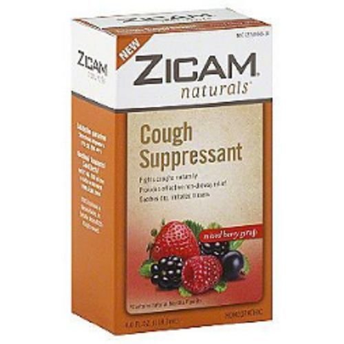 ZICAM NATURALS COUGH SUPPRESSANT MIXED BERRY SYRUP 4 OZ EXPIRED 8/2014