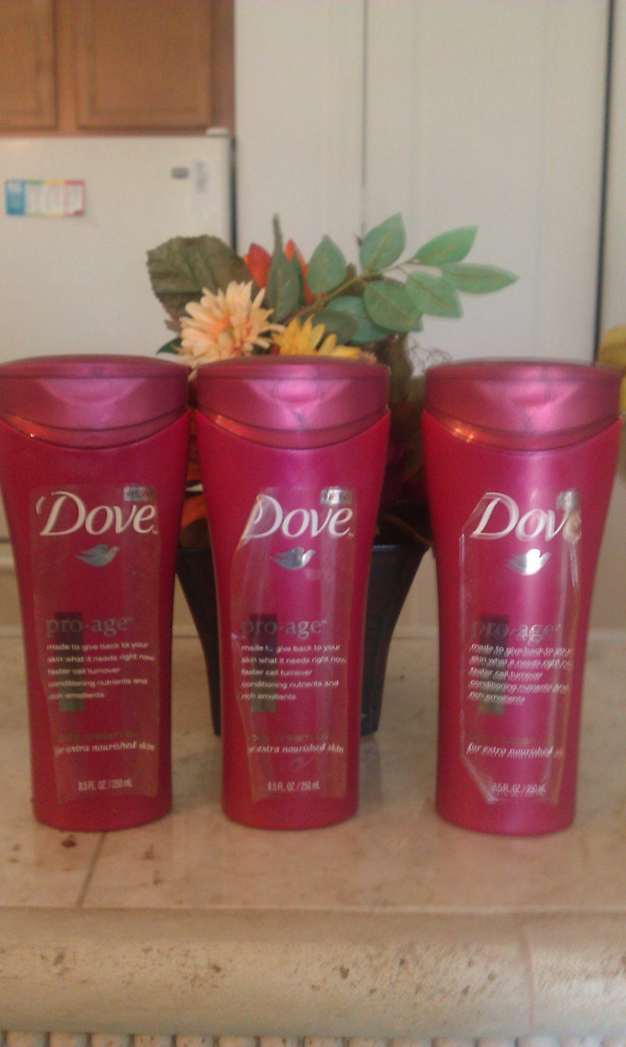 DOVE PRO AGE Beauty Body Cream Oil 8.5 ozDAMAGED LABEL