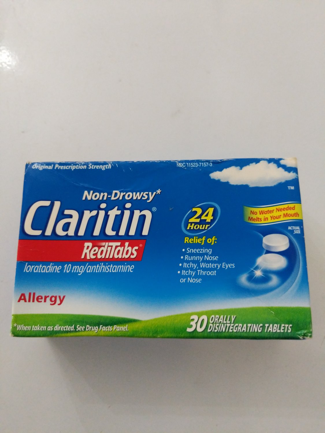 CLARITIN REDITABS 24 HOUR LORATADINE30 TABLETSEXPIRED 6/2010 EXPIRED EXPIRED