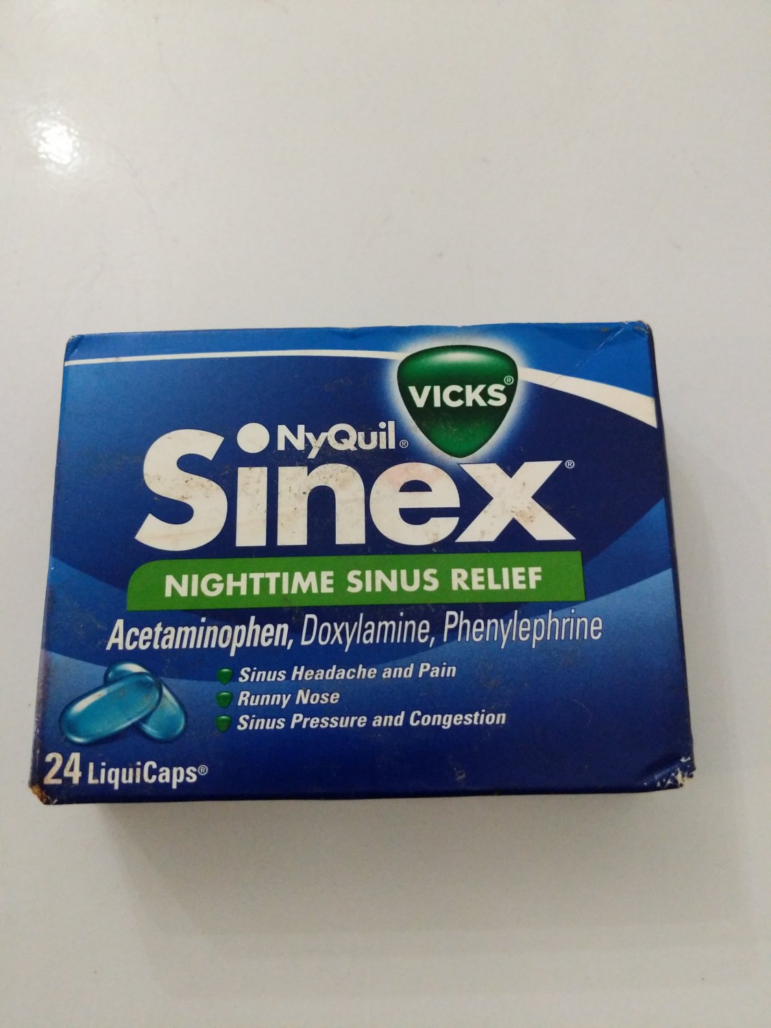 VICKS NYQUIL SINEX NIGHTTIME SINUS RELIEFEXPIRED EXPIRED EXPIRED